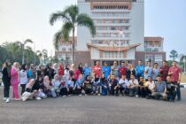 Jaga Kebugaran dan Kekompakan, Sekda Prabumulih Senam Pagi Bersama ASN