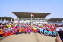 Wawako Franky Buka Lomba Senam Anak Indonesia Hebat Tingkat SD Se-Kota Prabumulih